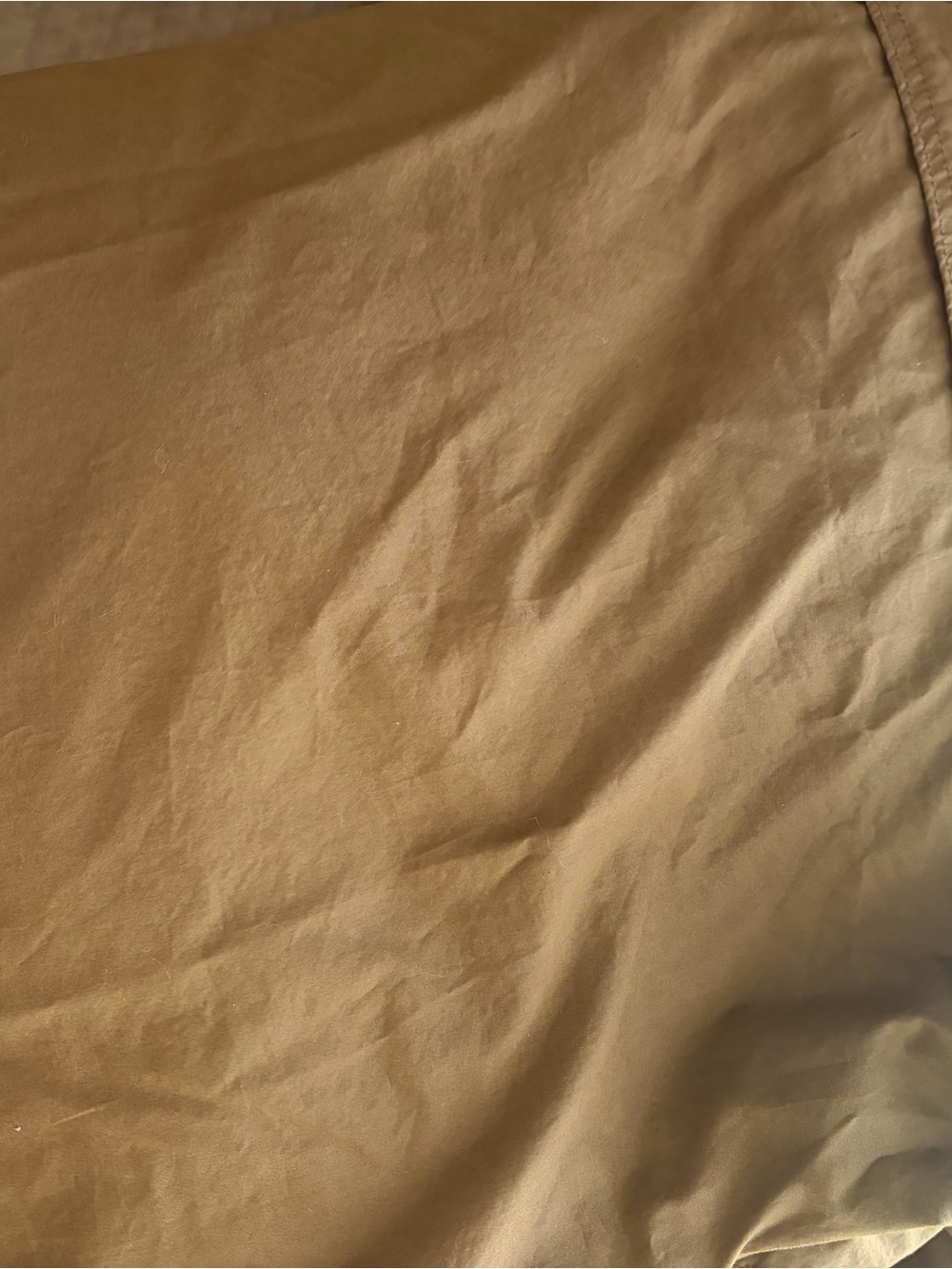 Restoration Hardware King burnt Carmel Brown Button-Closure Duvet Cover - Picture 2 of 3